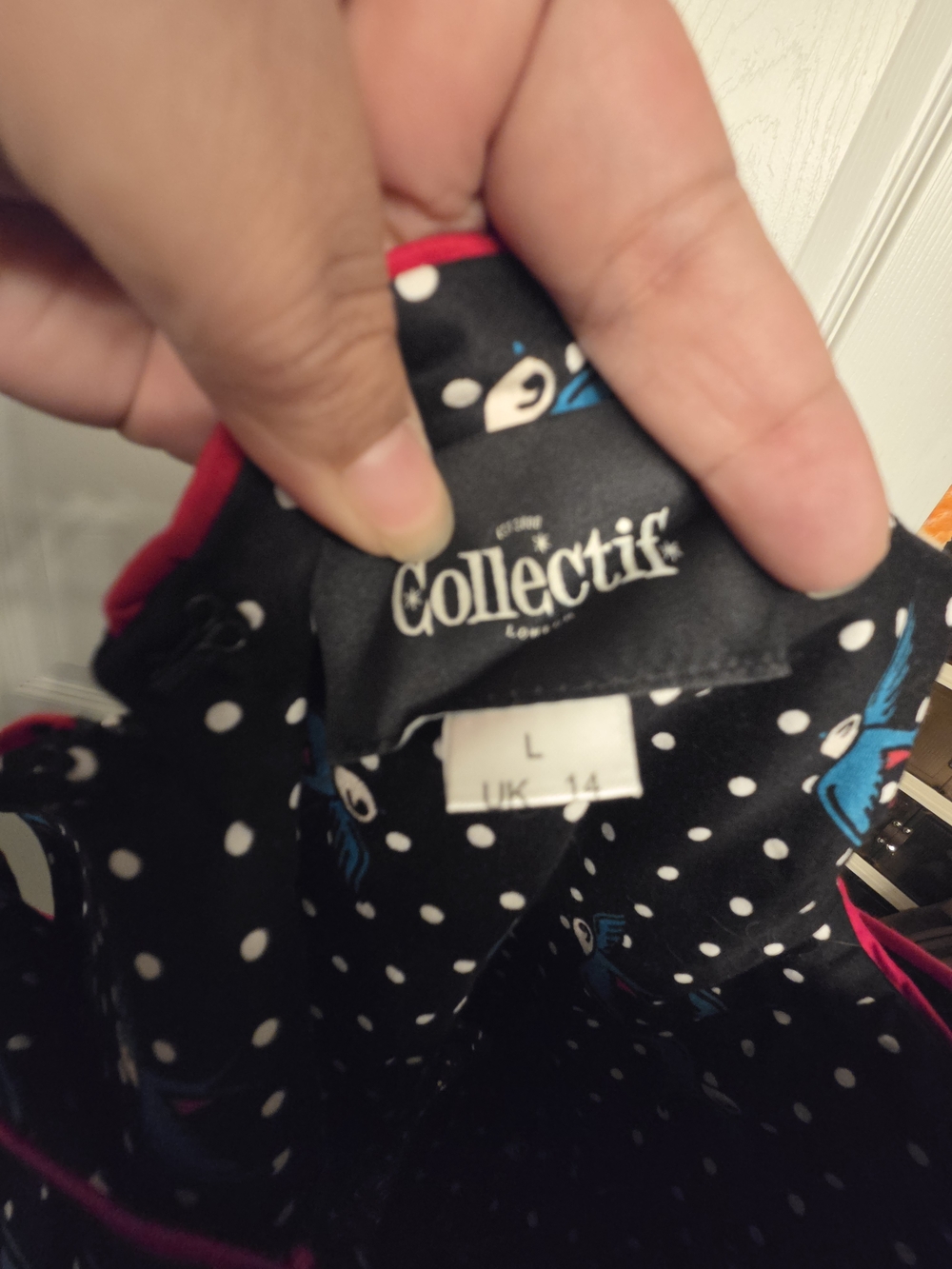 Modcloth Black Midi Dress with Blue Sparrows - Picture 4 of 4